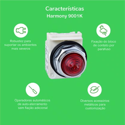 9001K2107 - POTENCIOMETRO 30MM METALICO 5K OHMS