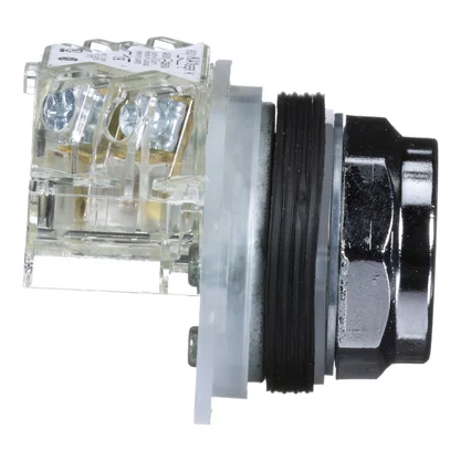 9001KR1RH13 - BOTÃO Ø30MM METÁLICO RETORNO POR MOLA VERMELHO NA NF