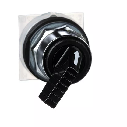 9001KS11FB - CABEÇOTE PARA CHAVE SELETORA Ø30MM METÁLICO MANOPLA LONGA 2 POSIÇÕES FIXAS