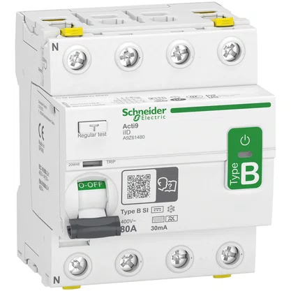 A9Z61480 - INTERRUPTOR DIFERENCIAL ACTI9 IID4P80A 30MA B-SI