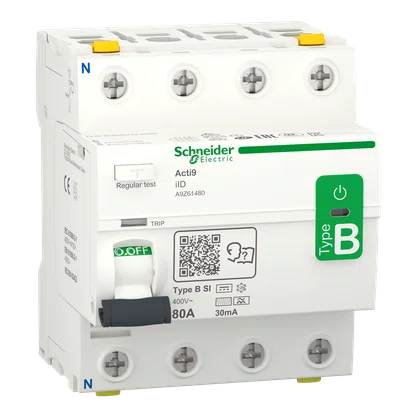 A9Z61480 - INTERRUPTOR DIFERENCIAL ACTI9 IID4P80A 30MA B-SI