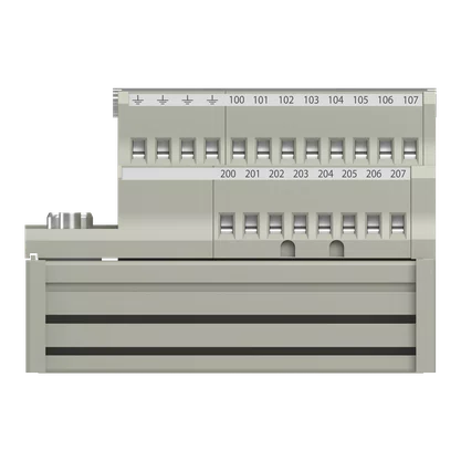 ABE7CPA412 - BASE TELEFAST COM BORNES PARA 4 ENTRADAS ANALOGICASTERMORT