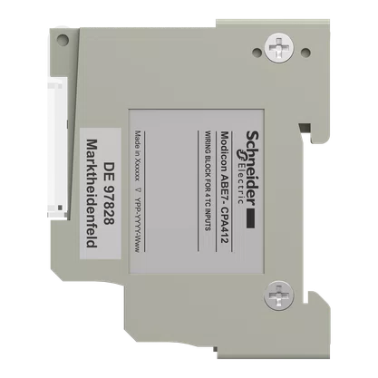 ABE7CPA412 - BASE TELEFAST COM BORNES PARA 4 ENTRADAS ANALOGICASTERMORT