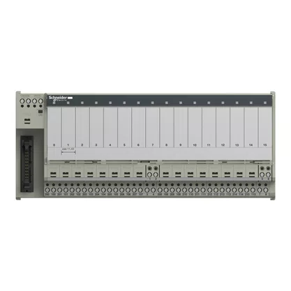 ABE7P16T214 - INTERFACE 16 SAIDAS RELE 10MM COM FUSIVEL POR CANAL