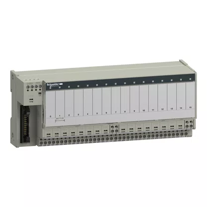 ABE7P16T214 - INTERFACE 16 SAIDAS RELE 10MM COM FUSIVEL POR CANAL