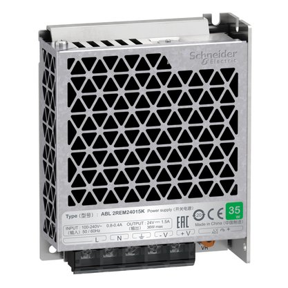 ABL2REM24015K - FONTE DE ALIMENTAÇÃO CHAVEADA 24 VDC 35 W 1,5 A  110/220 VAC MONOFÁSICA