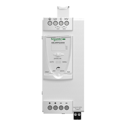 ABL8RPS24050 - FONTE DE ALIMENTAÇÃO CHAVEADA, 100500 V AC, 24 V DC  5 A, 120 W