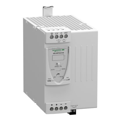 ABL8RPS24100 - FONTE DE ALIMENTAÇÃO CHAVEADA UNIVERSAL  24 VDC  240 W  10 A  100/120/200/500 VAC  MONO/BIFÁSICA
