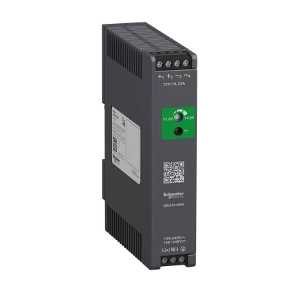 ABLS1A12062 - FONTE DE ALIMENTAÇÃO 12 VDC 6,2 A 75 W 100 240 VAC OU 140 340 VDC MONOFÁSICA