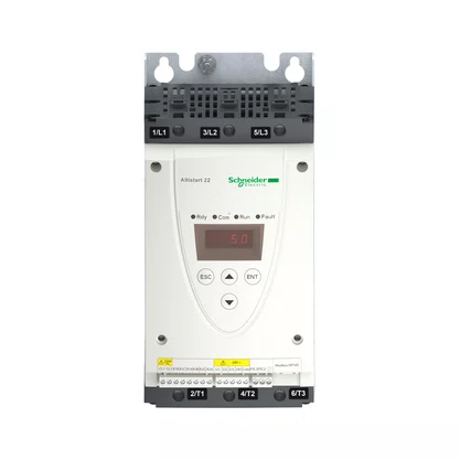 ATS22D47Q - SOFT STARTER SOFT STARTER PARTIDA SUAVE ELETRÔNICA ATS22 47 A 200440 VAC