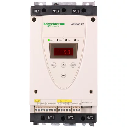ATS22D47Q - SOFT STARTER SOFT STARTER PARTIDA SUAVE ELETRÔNICA ATS22 47 A 200440 VAC