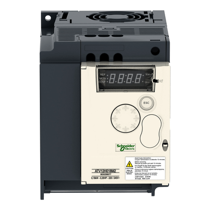 ATV12HU15M2 - INVERSOR DE FREQUÊNCIA ATV12 1.5 KW 200-240 VAC MONOFÁSICO