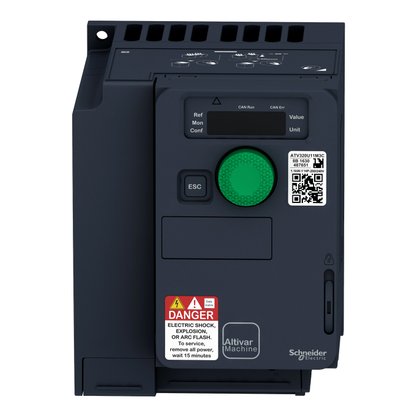 ATV320U11M3C - INVERSOR DE FREQUÊNCIA ATV320 1.1KW 200-240 VAC TRIFÁSICO COMPACTO