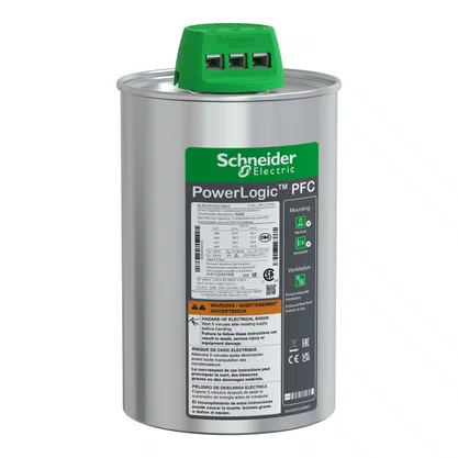 BLRCH315A378B44 - CAPACITOR POWERLOGIC PFC PARA SERVIÇO PESADO 31 5 37 8 KVAR 440V 50 60HZ SCHNEIDER