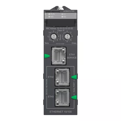 BMECRA31210C - MODICON X80 EIO DROP ADAPTER WITH ETHERNET BACKPLANE  COATED
