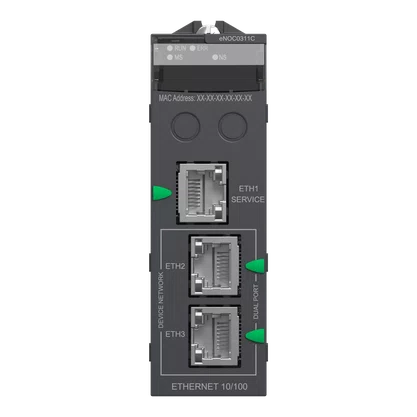 BMENOC0311C - MODULO M580 3 PORTAS ETHERNET IP E MODBUS TCP IP FACTORY CAST COATED