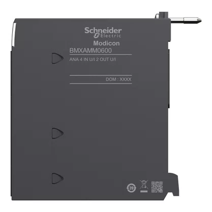 BMXAMM0600 - MÓDULO MODICON X80 DE 4 ENTRADAS ANALÓGICAS E 2 SAÍDAS ANALÓGICAS  BMXAMM0600
