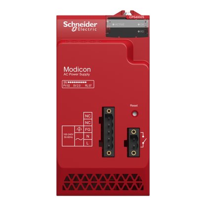 BMXCPS4002S - MÓDULO X80 FONTE DE ALIMENTAÇÃO REDUNDANTE SAFETY 100/240 VCA 40 W