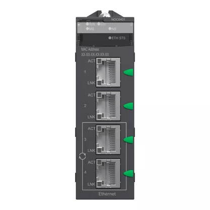 BMXNOC0401 - MODULO X80  ETHERNET/IP E MODBUS TCP/IP