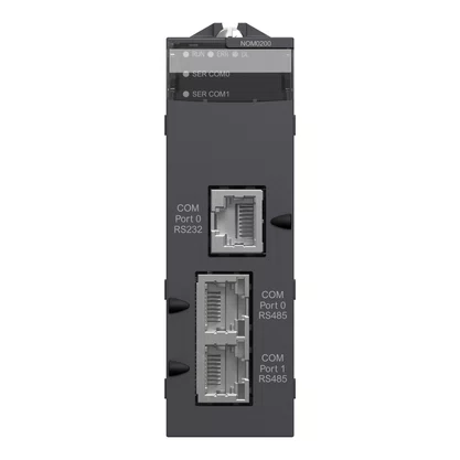 BMXNOM0200 - MODULO X80  COMUNICACAO COM 2 PORTAS RS485/232