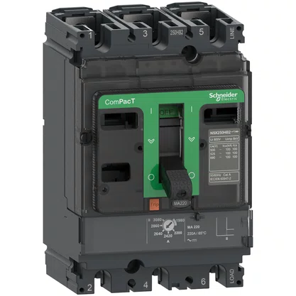 C25N3TM250 - DISJUNTOR NSX250N TM250D TRIPOLAR