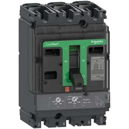 C25V3TM200 - DISJUNTOR NSX250HB1 TM200D 3P3D