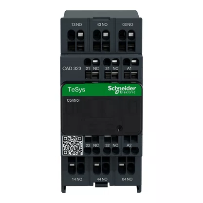 CAD323F7 - CONTATOR AUXILIAR TESYS D 3NA+2NF MOLA 110VCA