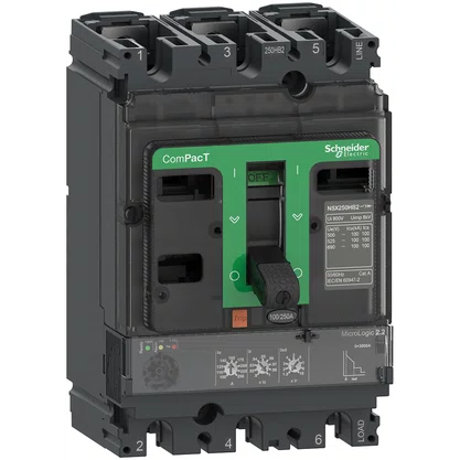 C16H32D160 - DISJUNTOR NSX160H MICROLOGIC2.2 160A 3P