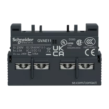 GVAE11 - CONTATO AUXILIAR INSTANTANEO FRONTAL 1NAF+1NF