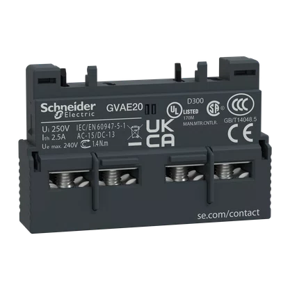 GVAE20 - CONTATO AUXILIAR INSTANTANEO FRONTAL 2NA