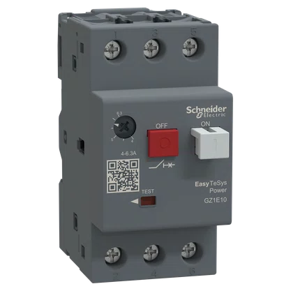 GZ1E10 - DISJUNTOR TERMOMAGNETICO TESYS GZ1E 4-6.