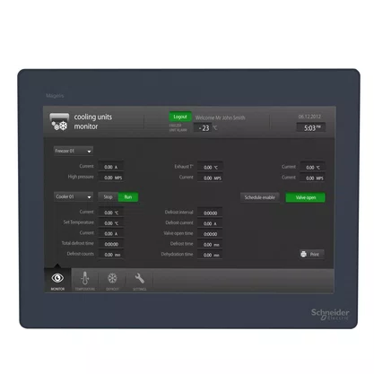 HMIDT651 - DISPLAY INTERFACE HOMEM-MAQUINA TOUCH ADVANCED DE 12 WIDESCREEN WVGA