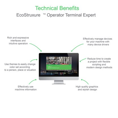 HMIEELCZLSPAZZ - LICENÇA BÁSICA BUILDTIME ECOSTRUXURE OPERATOR TERMINAL EXPERT DIGITAL