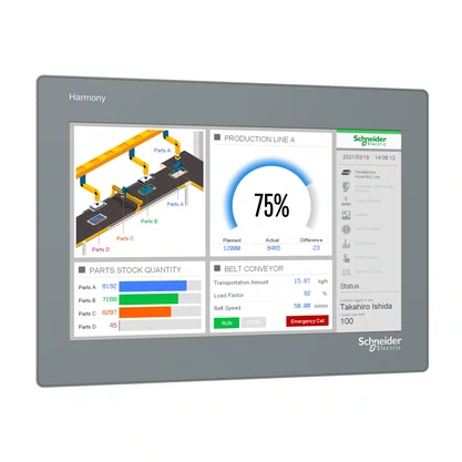 HMIET6600 - IHM  12" 16 MILHÕES DE CORES COM X 2 ETH X 1 HOST/DISPOSITIVO USB RTC DC24V
