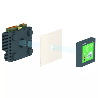 HMISCU6B5 - IHM GRAFICA 3.5 POLEGADAS COM CONTROLADOR PROGRAMAVEL INCORPORADO