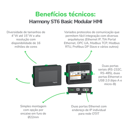 HMIST6400 - IHM HARMONY ST6 DE 7 POLEGADAS