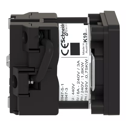 K1B001U - BLOCO PARA COMUTADOR ROTATIVO INVERSOR 1POLO 12A