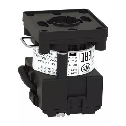 K1B001U - BLOCO PARA COMUTADOR ROTATIVO INVERSOR 1POLO 12A