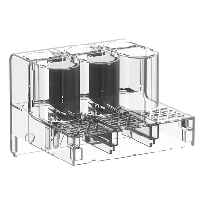 LA9G3701 - COBERTURA DE TERMINAIS PARA CONTATOR TESYS GIGA LC1G115225 3 POLOS IP20