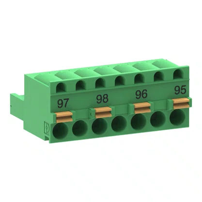 LA9G82 - BLOCO DE TERMINAIS PARA RELÉ DE SOBRECARGA ELETRÔNICO TESYS GIGA LR9G TERMINAIS PUSH IN SCHNEIDER
