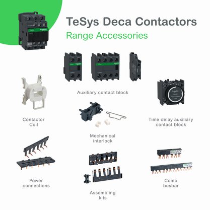 LC1D65AF7 - CONTATOR TRIPOLAR TESYS D EVERLINK 65A 1NA+1NF 110VCA