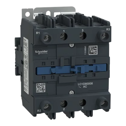 LC1D80008E7 - CONTATOR TETRAPOLAR TESYS DECA 2PNA 2PNF 80A 48VCA