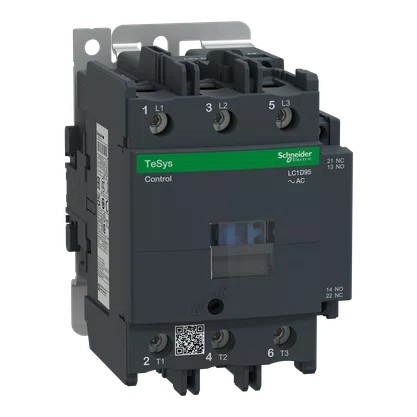 LC1D95E7 - CONTATOR TRIPOLAR TESYS DECA 95A 1NA+1NF 48VCA