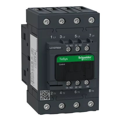 LC1DT60AM7 - CONTATOR TETRAPOLAR TESYS DECA E VERLINK 40A TETRAPOLAR NA 1NA 1NF 220 VCA