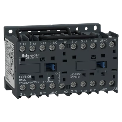 LC2K0601M7 - CHAVE REVERSORA TRIPOLAR TESYS K 6A 1NF 220VCA