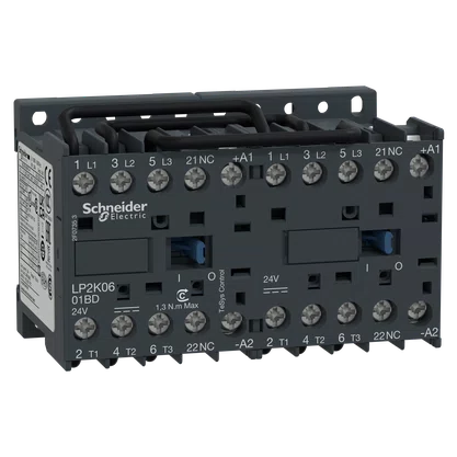 LP2K0601BD - CHAVE REVERSORA TRIPOLAR TESYS K 6A 1NF 24VCC