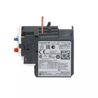 LRD04 - RELE TERMICO TESYS D CLASSE 10 0.40.63A 1NA 1NF