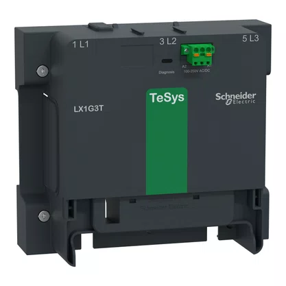 LX1G3TKUEN - MÓDULO DE CONTROLE LX1G PARA CONTATOR TESYS GIGA LC1G630 800 100…250V AC DC 3 POLOS SCHNEIDER