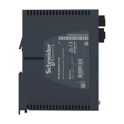 MCSESM063F2CS0 - MODICON MANAGED SWITCH 4 PORTS FOR COPPER  2 PORTS FOR FIBER OPTIC SINGLEMODE