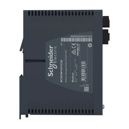 MCSESM103F2CS0 - MODICON MANAGED SWITCH 8 PORTS FOR COPPER  2 PORTS FOR FIBER OPTIC SINGLEMODE